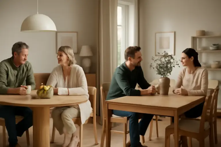 Tavolo da pranzo: meglio rotondo o rettangolare? La scelta che cambia la convivialità della stanza