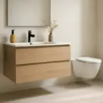 Mobili sospesi per il bagno: maggiore ariosità e pulizia facilitata senza rinunciare allo stile