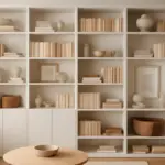 Pareti attrezzate o librerie a giorno? Il segreto per mantenerle davvero ordinate e bellissime