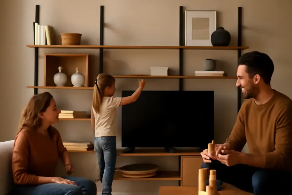 Mensole modulari per la zona giorno: il sistema flessibile che segue i cambiamenti della famiglia