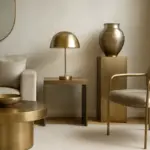 Le finiture metallizzate nell’arredo contemporaneo: dove usarle per valorizzare senza eccessi